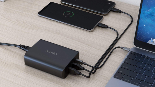 Aukey 60W USB-C PD Desktop Charger With Two USB-A Ports | $36 | Amazon | Promo code AUKPD070